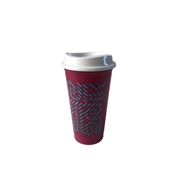 Starbucks 2013 Holiday Abstract Reusable Coffee Cup New - Picture 8 of 8